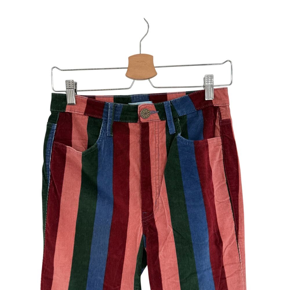 Show Me Your Mumu‎ Berkeley Bells Corduroy Stripe Flare Pants Womens 27 - Picture 3 of 14